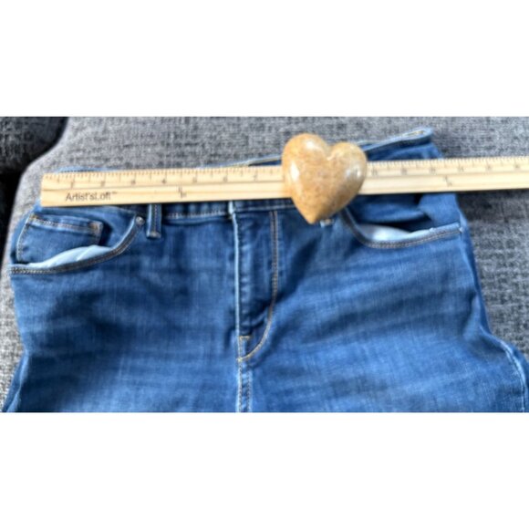 Levi Strauss Co Mid Rise Skinny Jeans Blue Wash Women's Size 8 - Picture 7 of 8